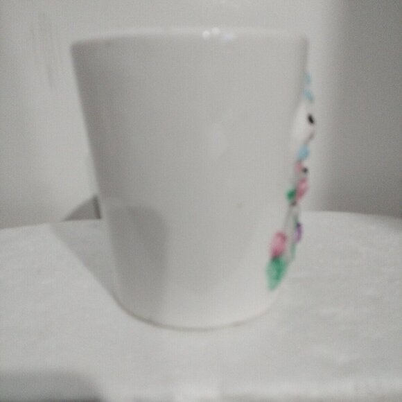 TB Trading Co 3D Collectible 2 Bunnys On A Bike With Flowers Coffee Cups Mug - Picture 4 of 7